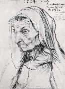 Albrecht Durer Durer-s Mother Barbara,Nee Holper oil painting